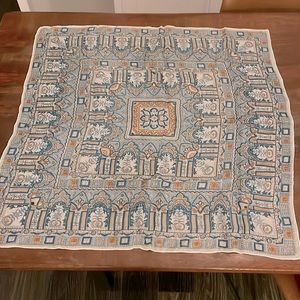 Silk Handkerchief Scarf, 30 1/2” x 29 1/2”